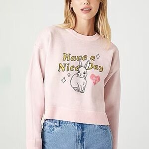 Forever 21 small Light Pink crewneck  Sweater